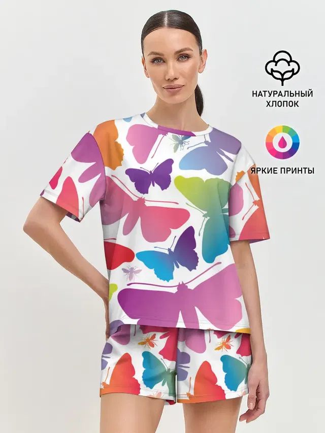 Женская пижама с шортами