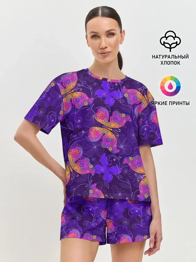 Женская пижама с шортами