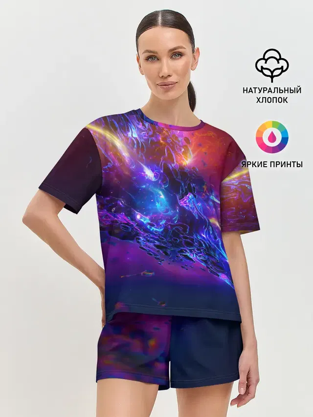 Женская пижама с шортами