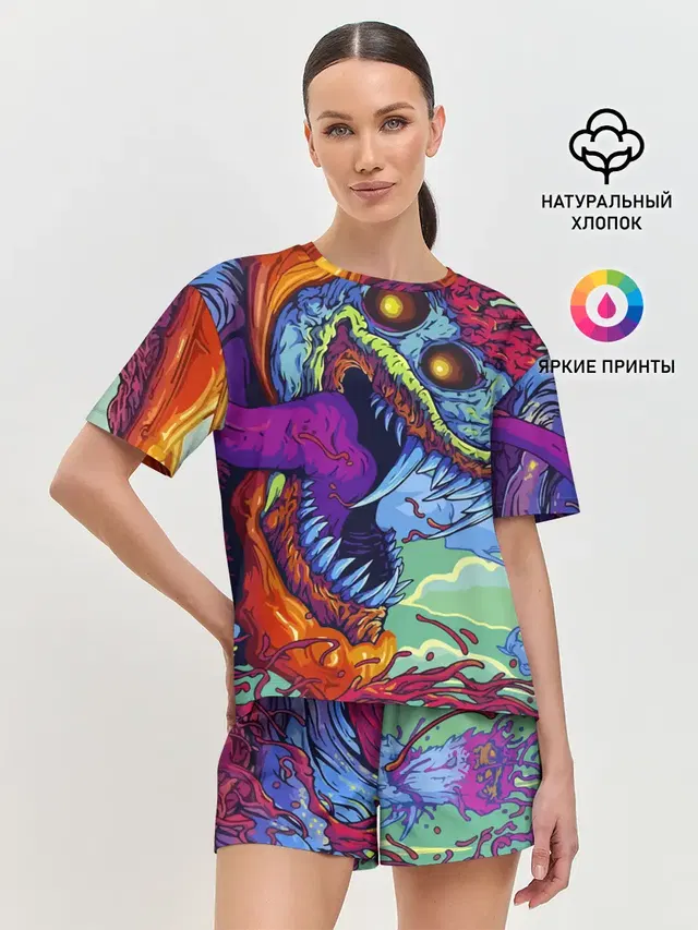 Женская пижама с шортами