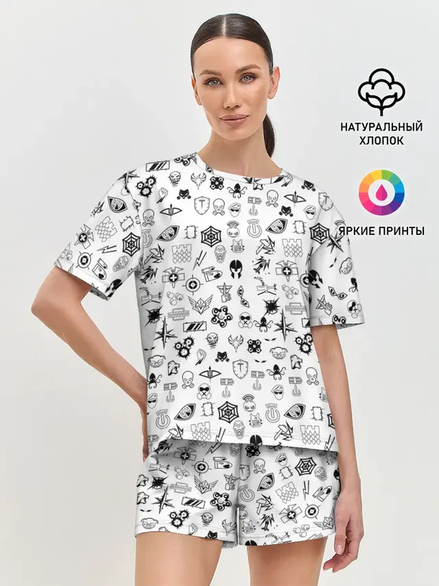 Женская пижама с шортами