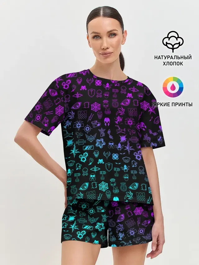 Женская пижама с шортами
