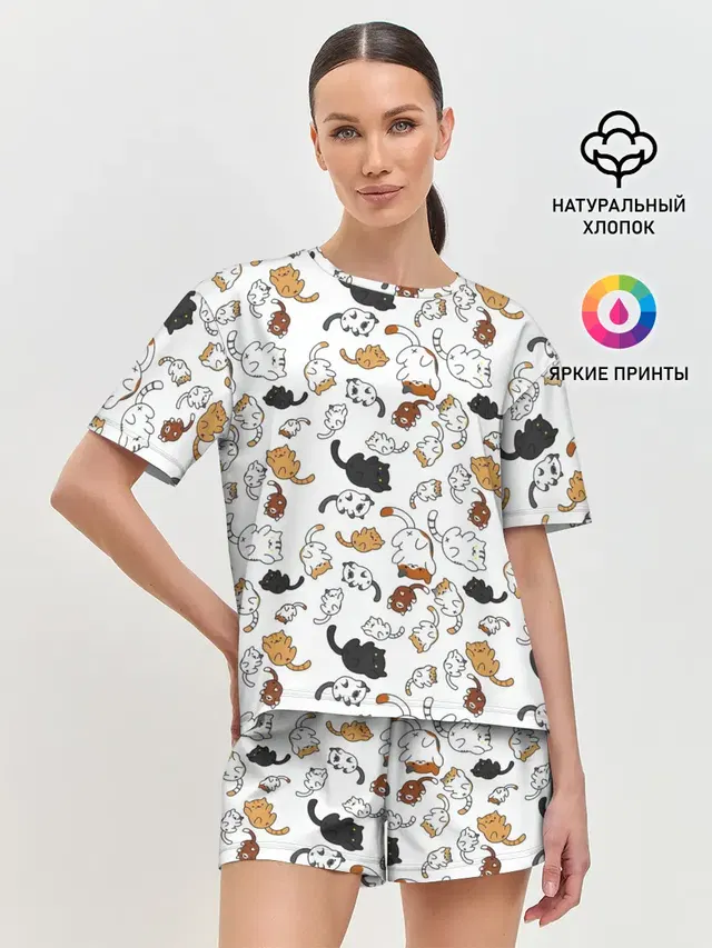 Женская пижама с шортами