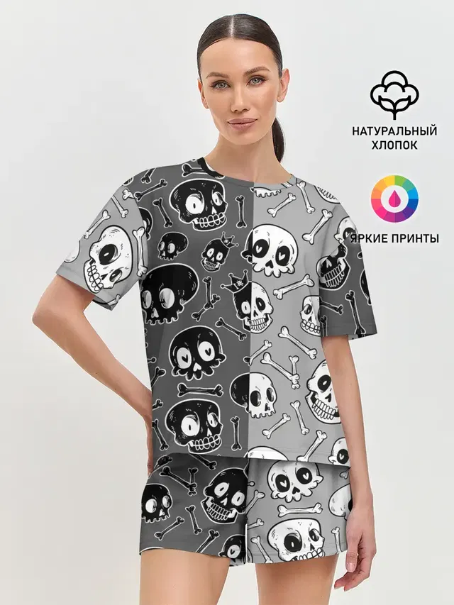 Женская пижама с шортами
