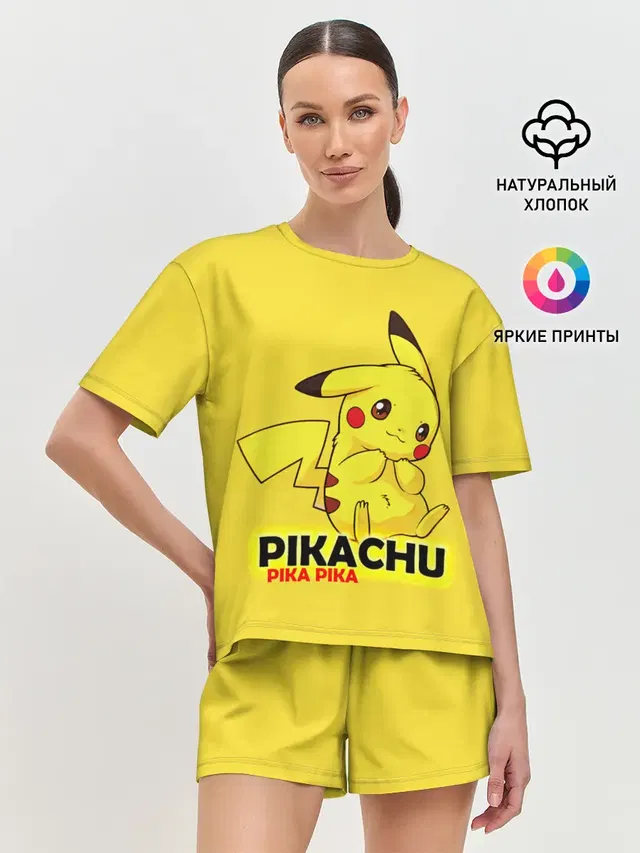 Женская пижама с шортами