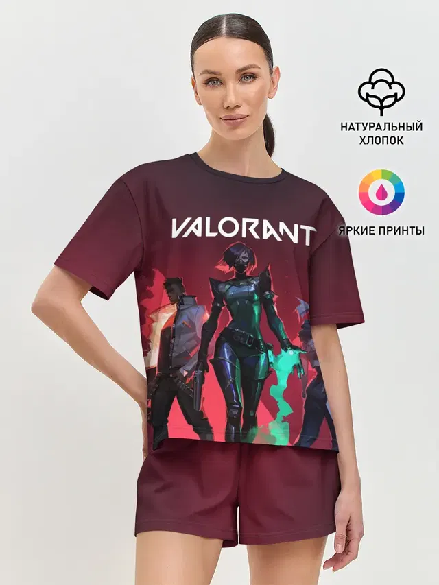 Женская пижама с шортами