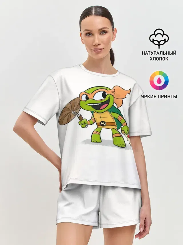 Женская пижама с шортами