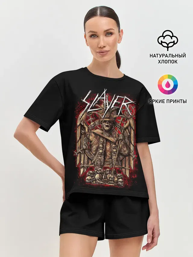 Женская пижама с шортами