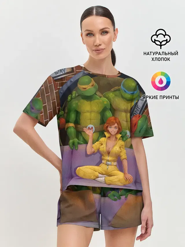 Женская пижама с шортами