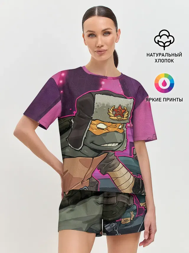 Женская пижама с шортами
