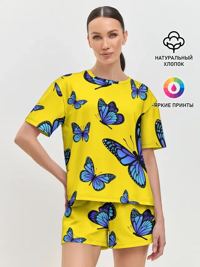 Женская пижама с шортами