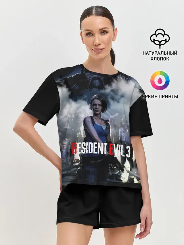 Женская пижама с шортами