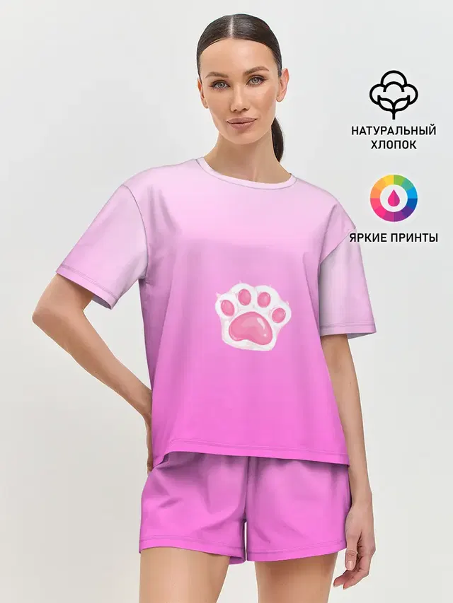 Женская пижама с шортами