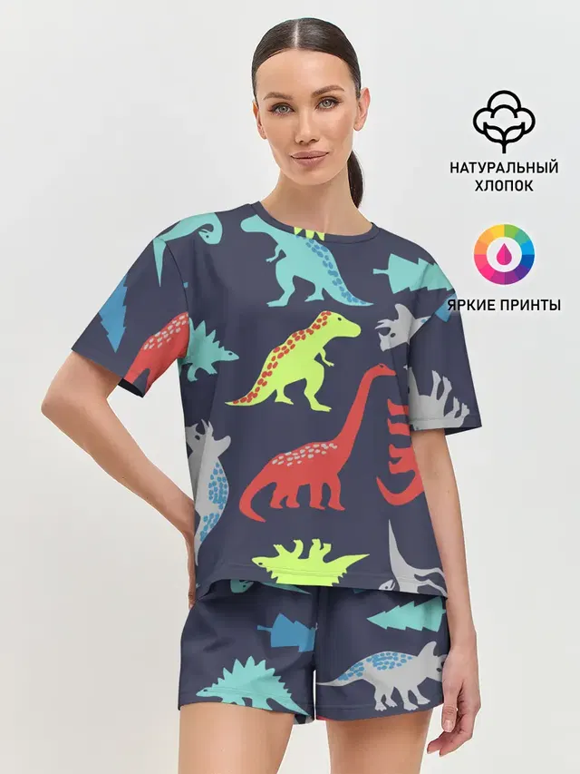 Женская пижама с шортами