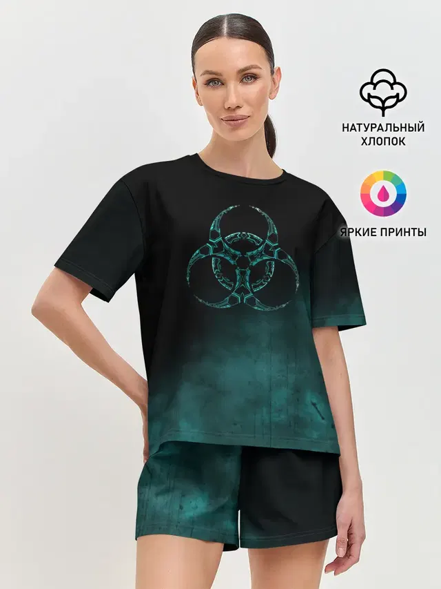 Женская пижама с шортами