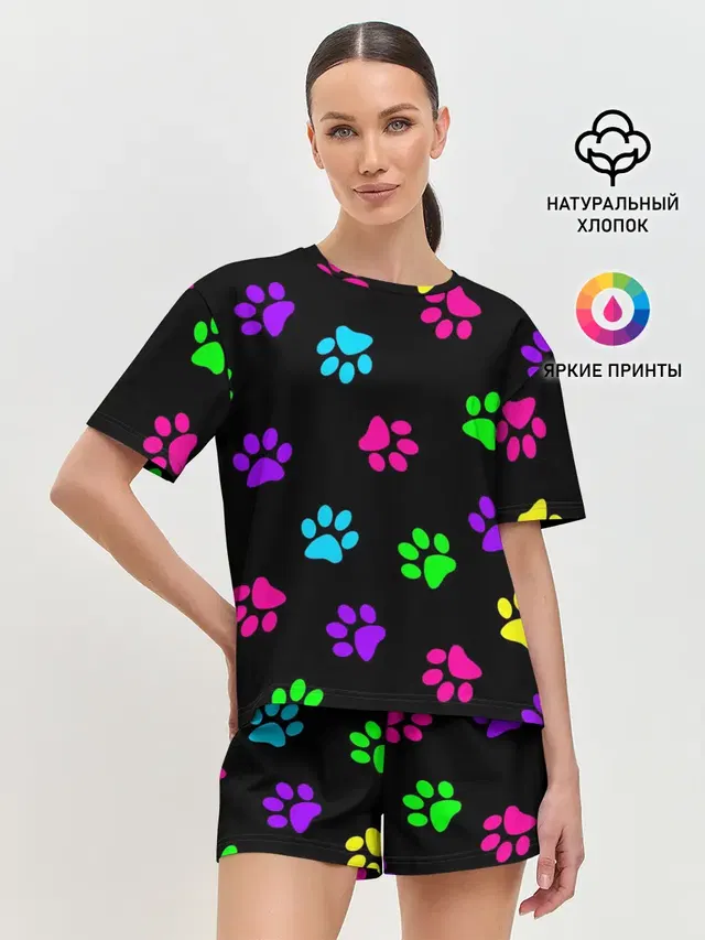 Женская пижама с шортами