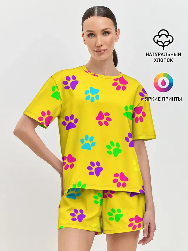 Женская пижама с шортами