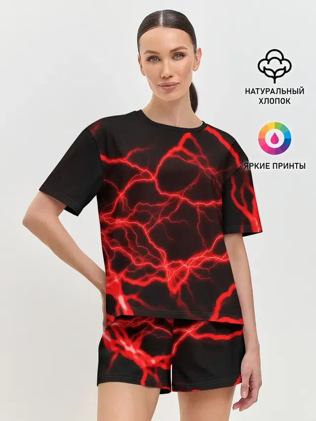 Женская пижама с шортами