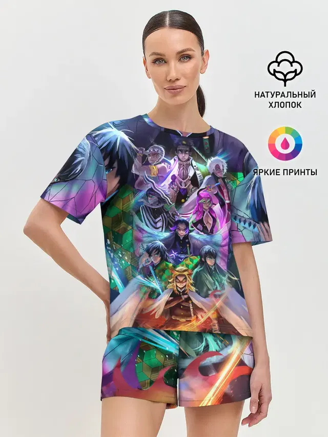 Женская пижама с шортами