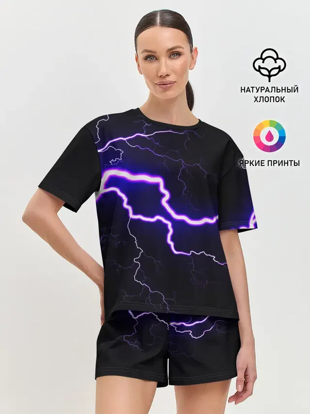 Женская пижама с шортами