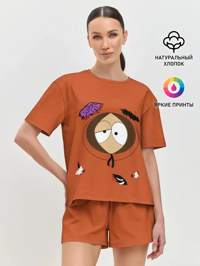 Женская пижама с шортами