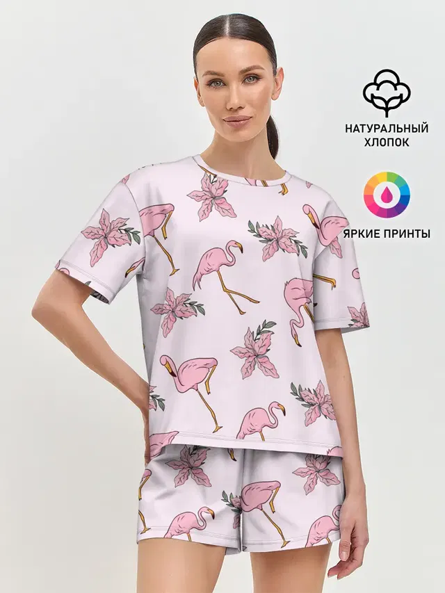 Женская пижама с шортами