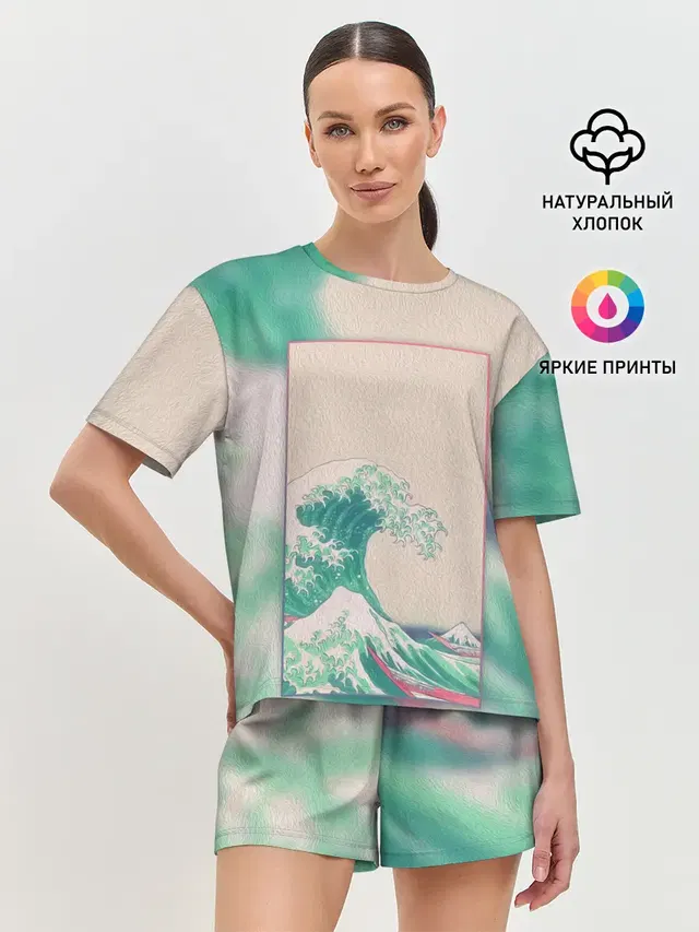 Женская пижама с шортами