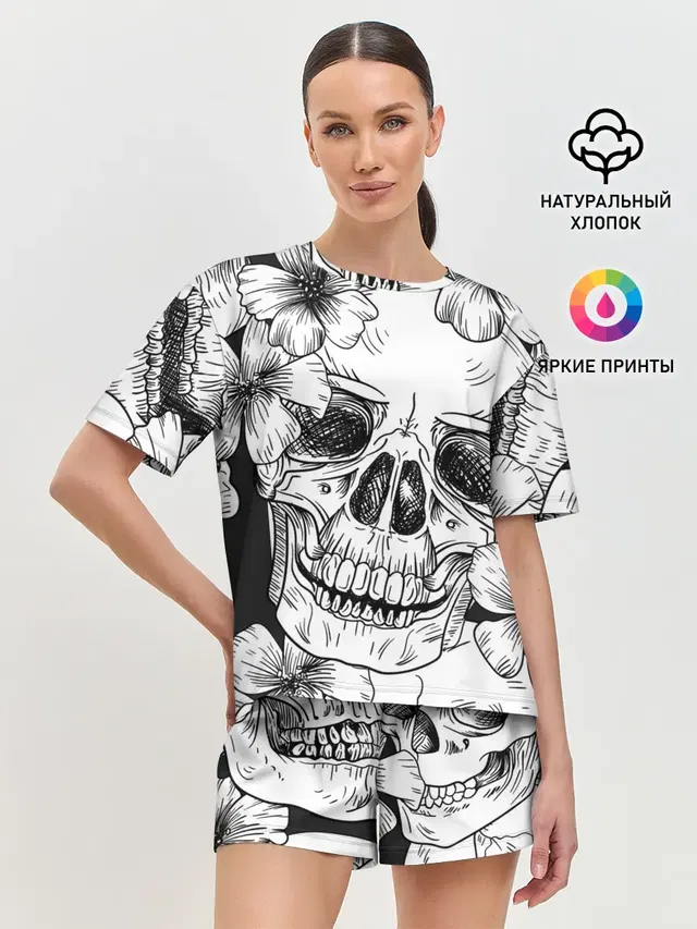 Женская пижама с шортами
