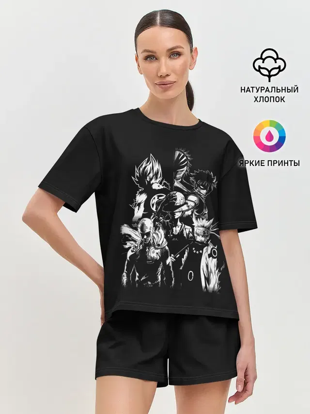 Женская пижама с шортами