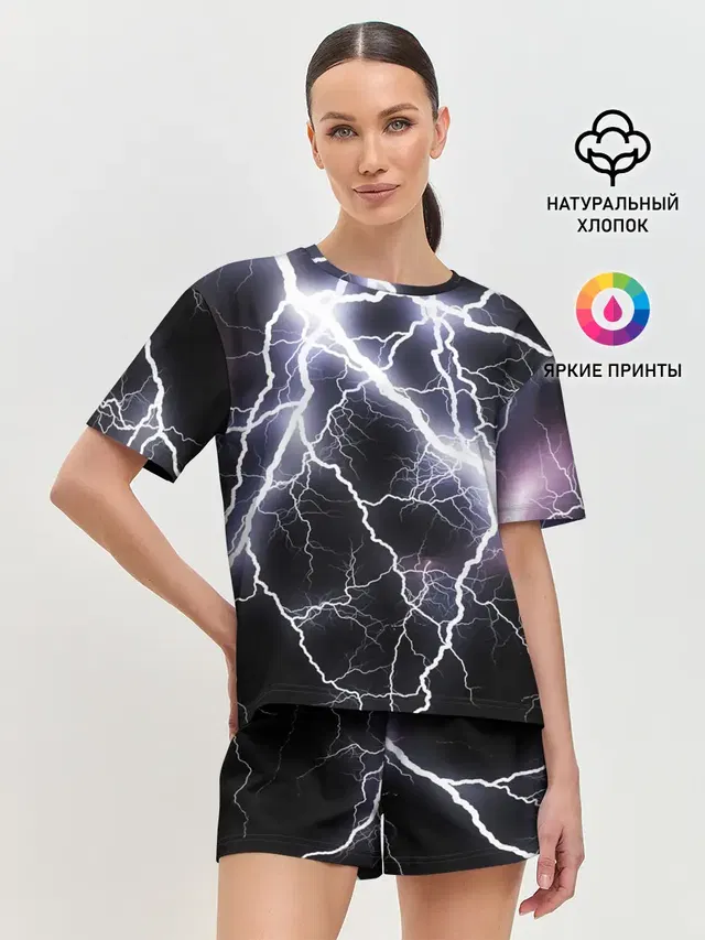 Женская пижама с шортами