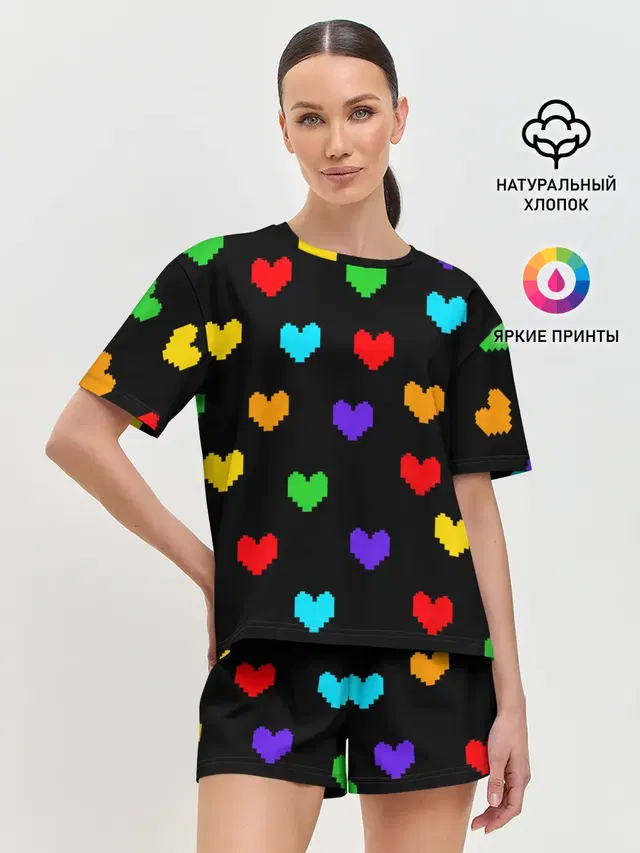 Женская пижама с шортами