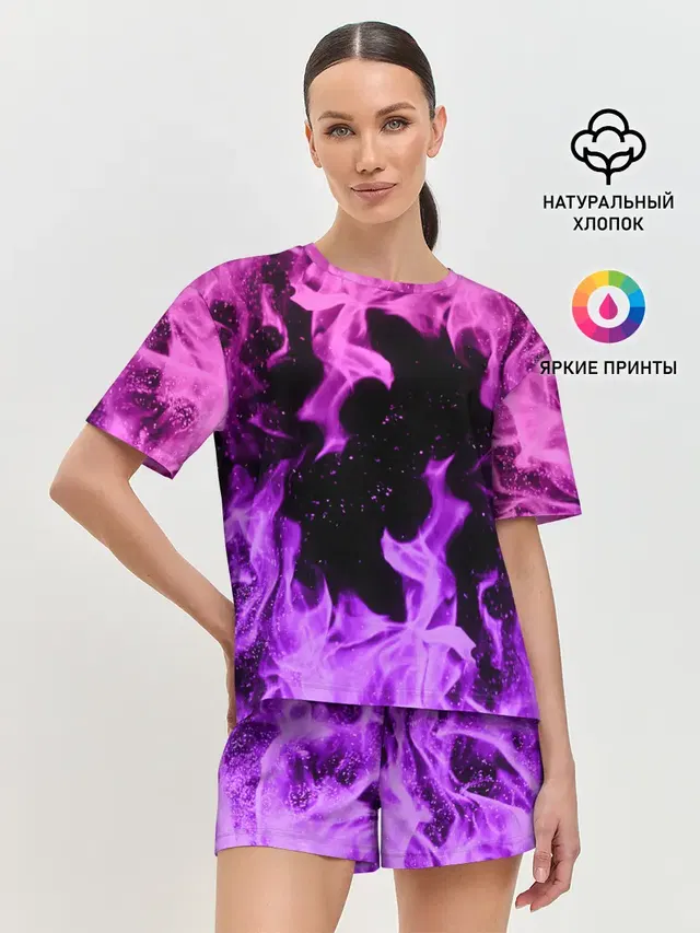 Женская пижама с шортами