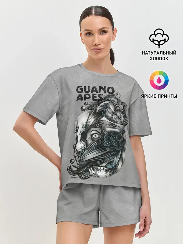 Женская пижама с шортами