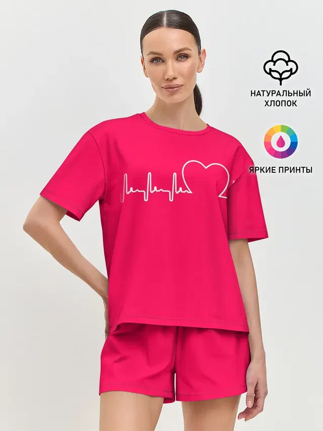 Женская пижама с шортами