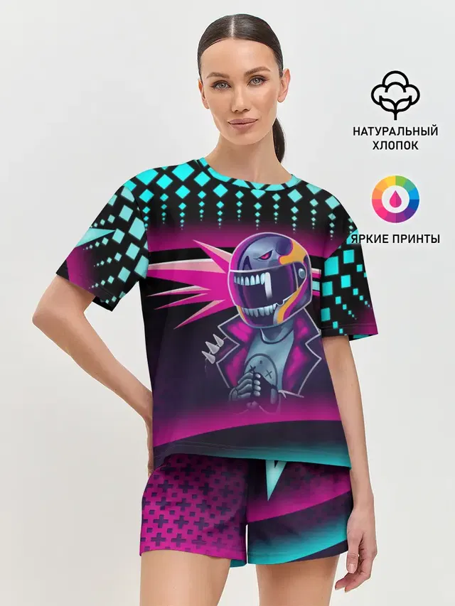 Женская пижама с шортами