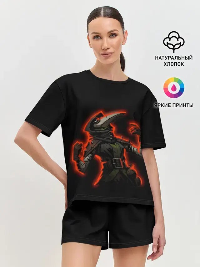Женская пижама с шортами