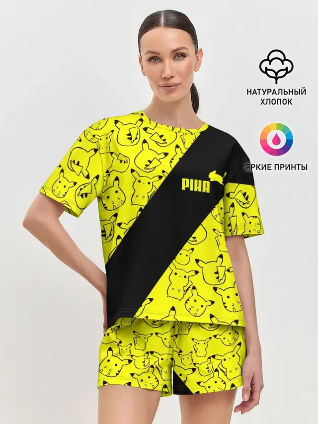 Женская пижама с шортами