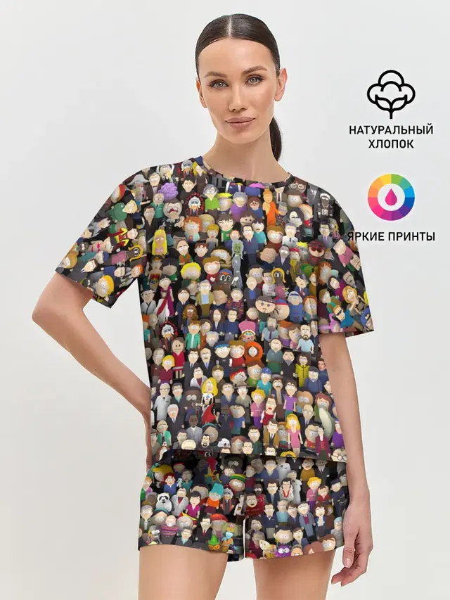 Женская пижама с шортами