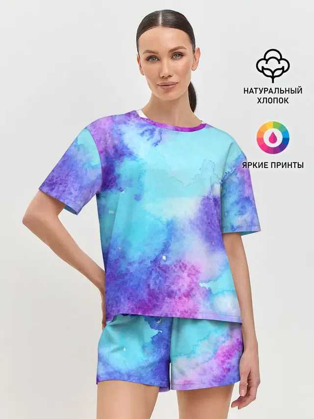 Женская пижама с шортами