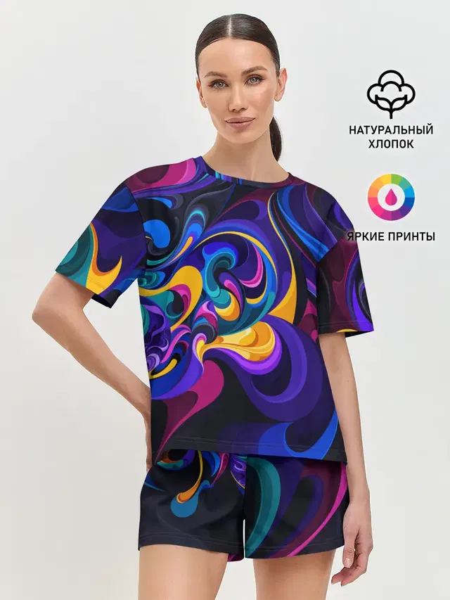 Женская пижама с шортами