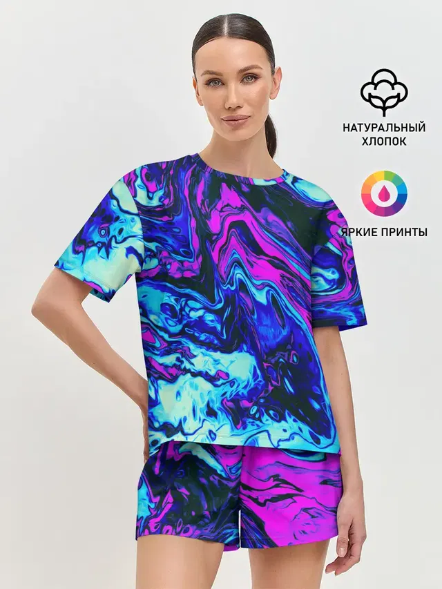Женская пижама с шортами