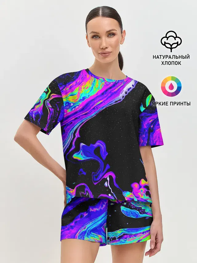 Женская пижама с шортами