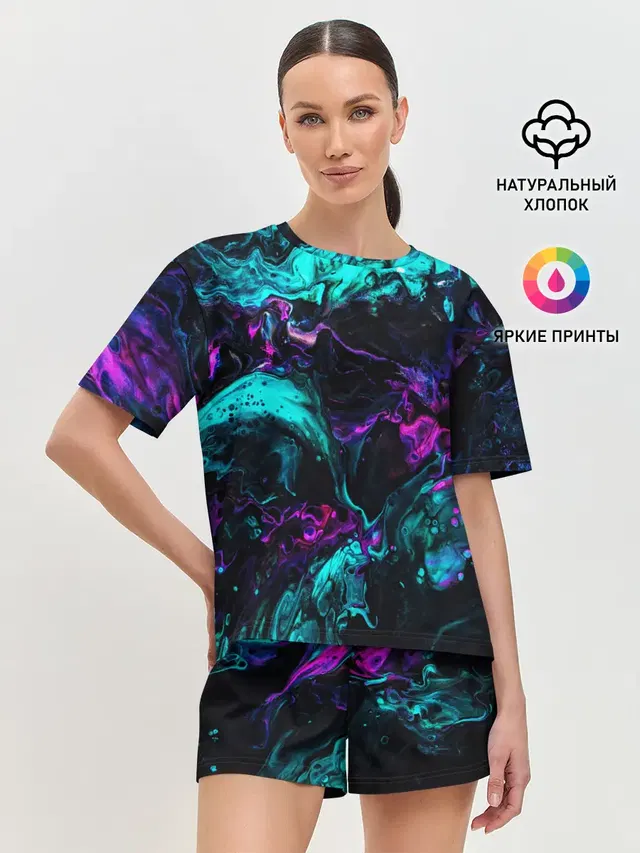 Женская пижама с шортами