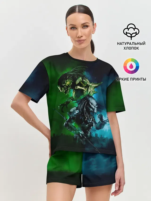 Женская пижама с шортами