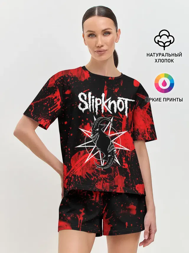 Женская пижама с шортами