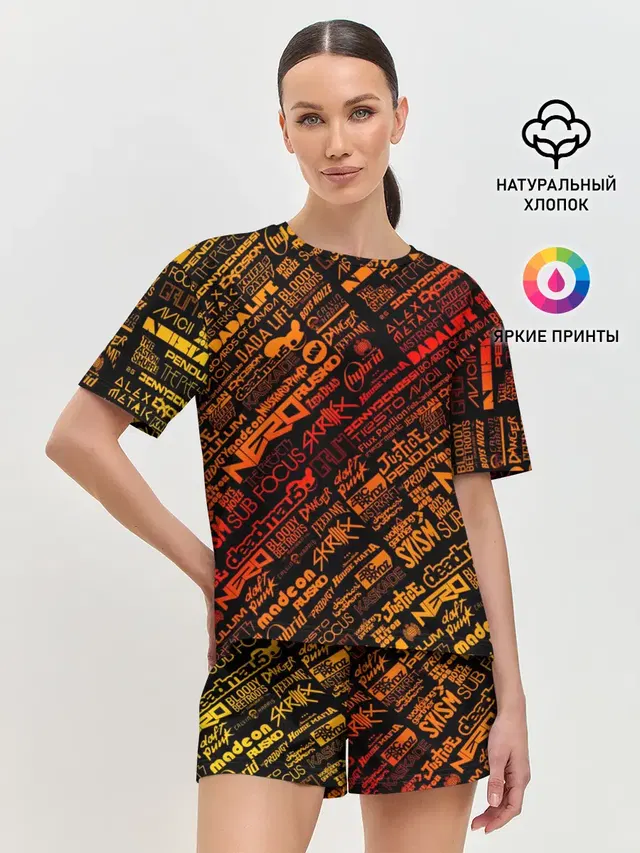 Женская пижама с шортами