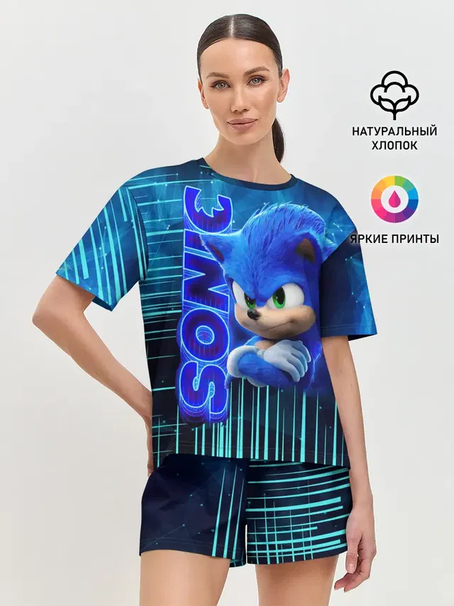 Женская пижама с шортами