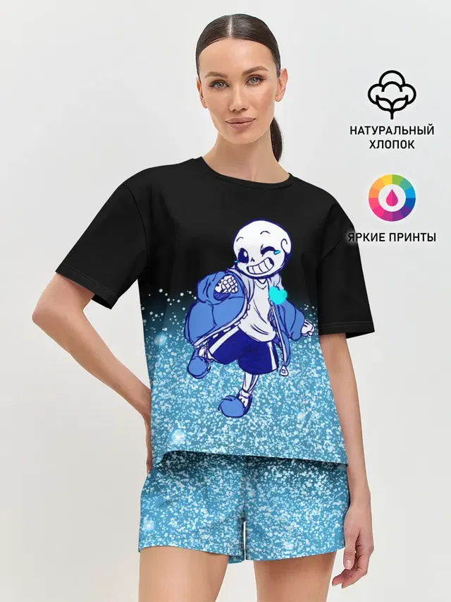 Женская пижама с шортами