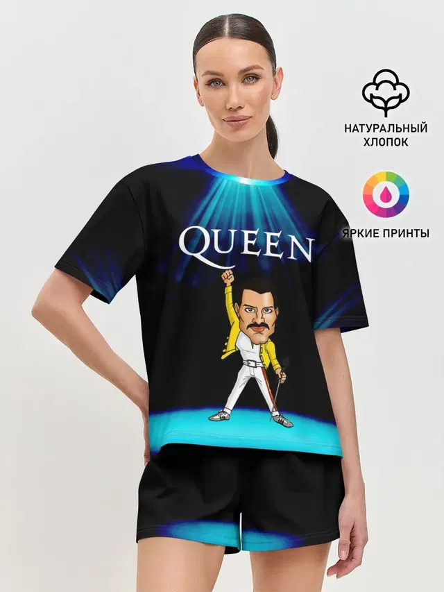 Женская пижама с шортами