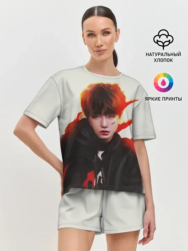 Женская пижама с шортами